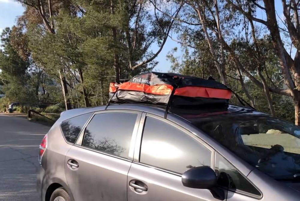 Portbagaj acoperis auto impermeabil 15 cu ft FIVKLEMNZ nou