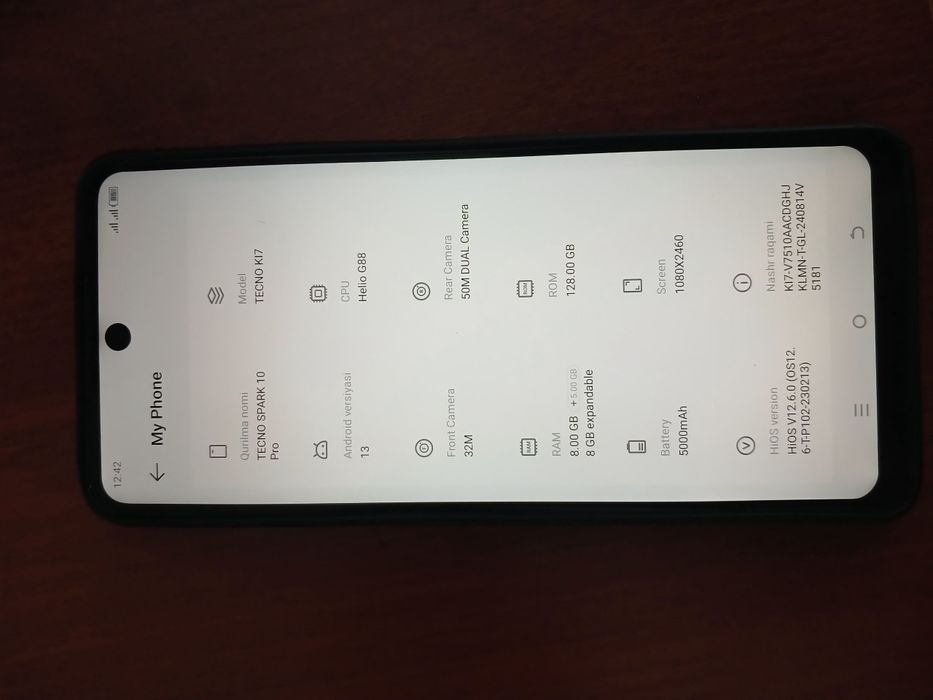 Tecno Spark 10 pro 8/128