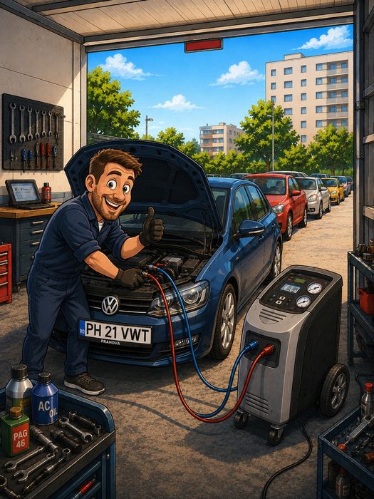 Încărcare/recuperare agent refrigerant freon auto R134a