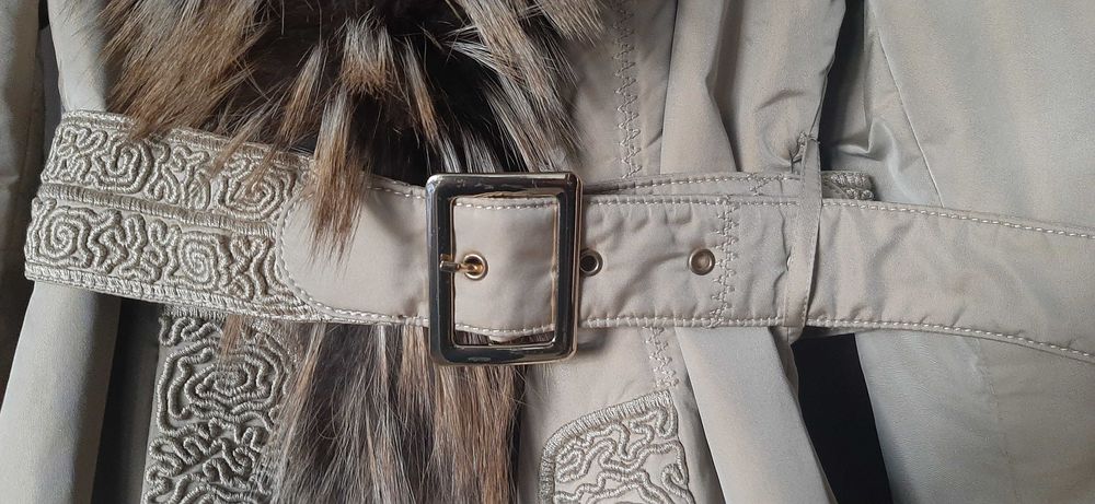 Палто с естествен косъм Gallotti