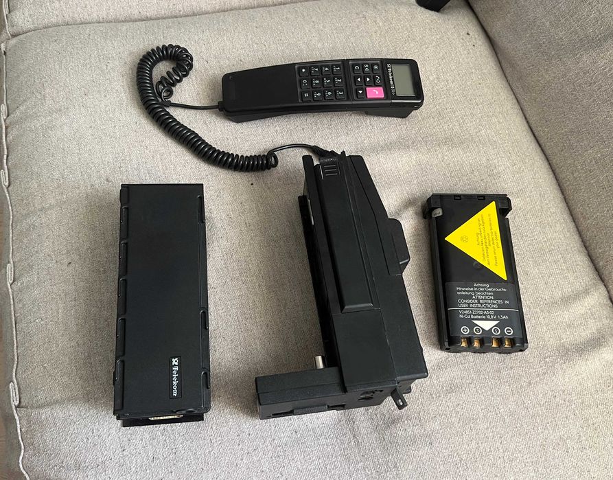 Telefon auto vintage Siemens Telekom DI-314 GSM CEPT colectie rar