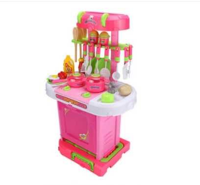 Bucatarie copii tip gentuta ,43pcs,Little chef