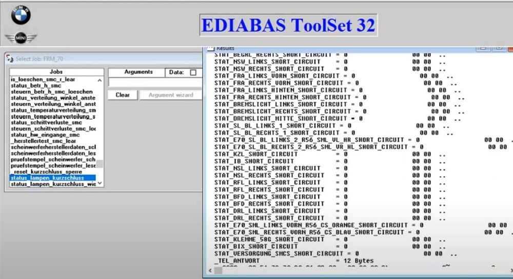 Resetez scurt circuit lumini BMW