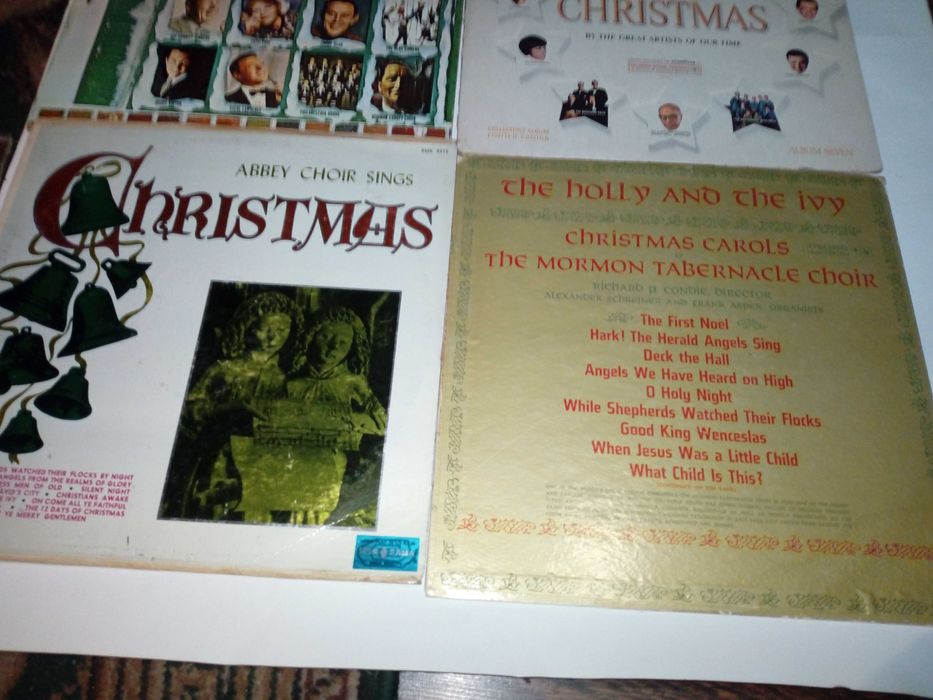 Discuri vinil de craciun SUA  in stare ca nou editie limitata