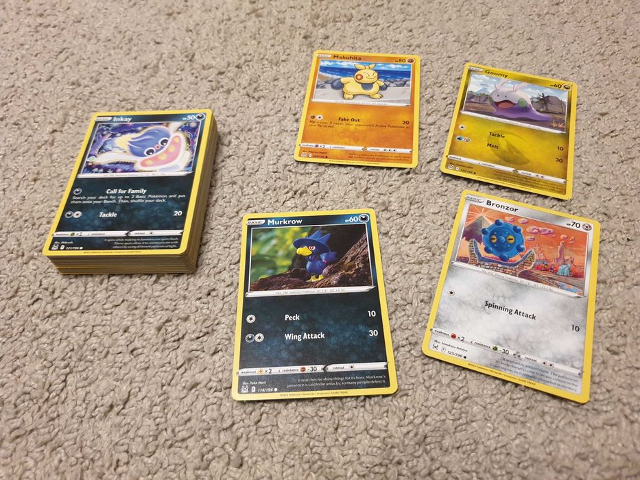 50 carti Pokemon originale (bulk)