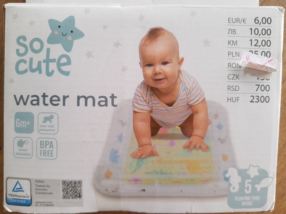 Saltea activități cu apa /gonflabila pentru bebeluși tummy time