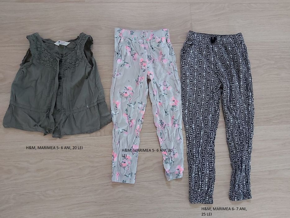 Rochii, tricouri vara H&M, C&A, Waikiki, diverse marimi, aproape noi