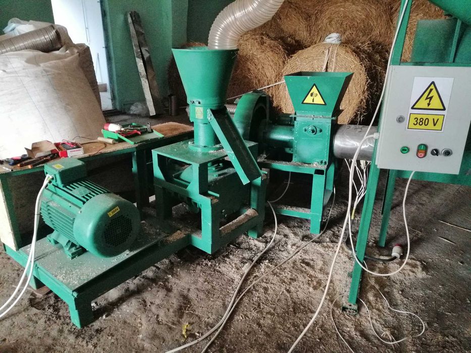 Linie productie peleti rumegus / granule / furaje / peleti din carton