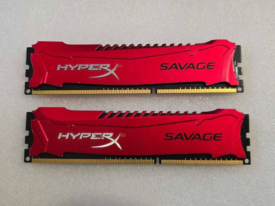 Kit Memorie RAM Kingston HyperX Savage Red 8GB (2x4GB) DDR3 1600MHz CL9 1.5V
