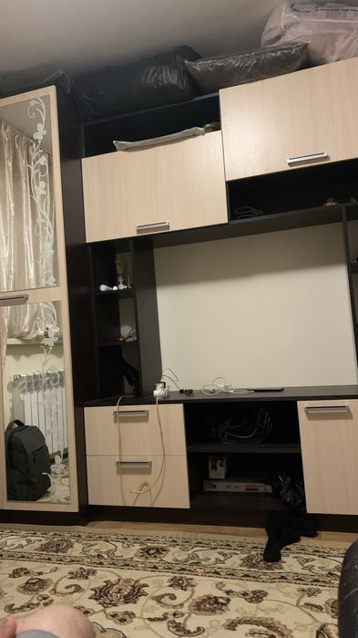 Стенка флора темно корчиневый