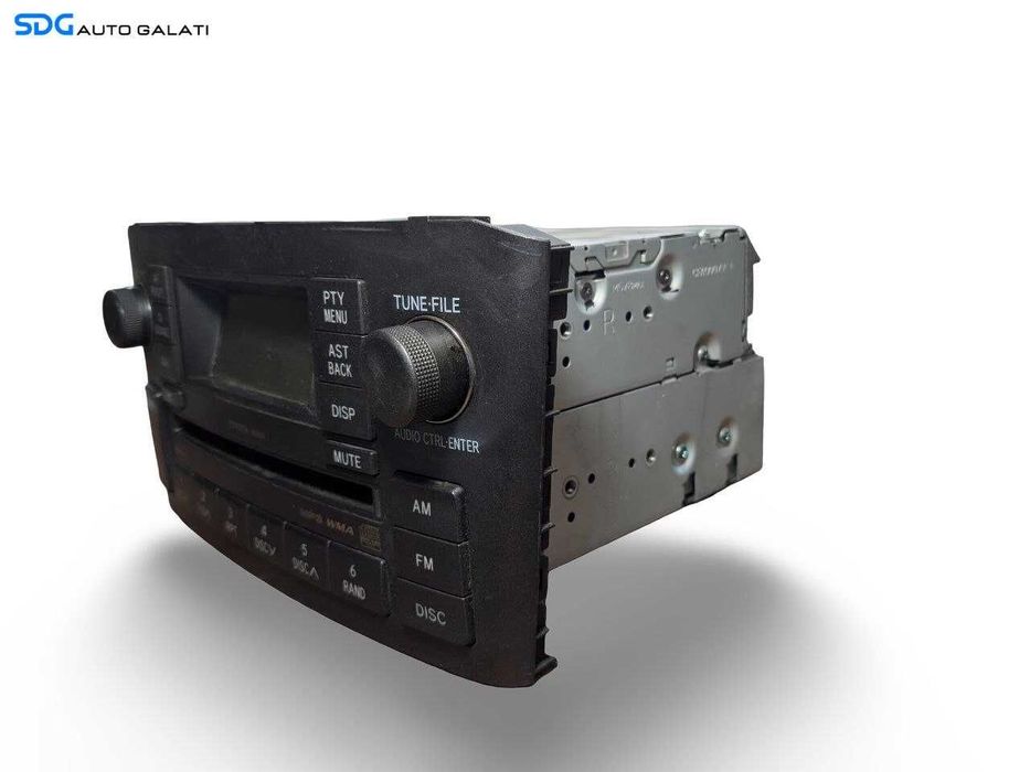Casetofon Radio CD Player Toyota Avensis T25 2003 - 2009 Cod 86120-05110 [L9666]