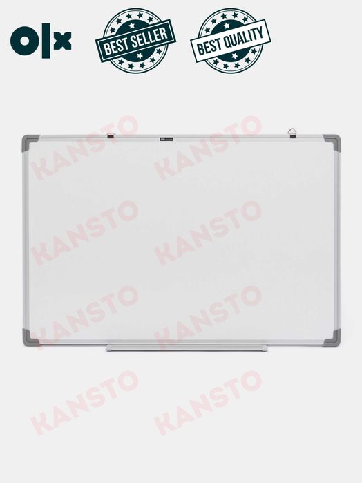 (Доставка) Доска  магнитно маркерная меловая maktab oq Doska