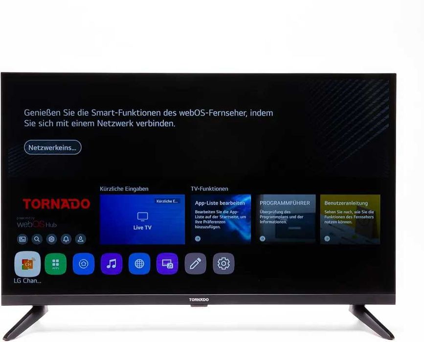 Чисто нов Smart TV Tornado 32ES4301X 32 инча HD DLED Wi-Fi Bluetooth VESA