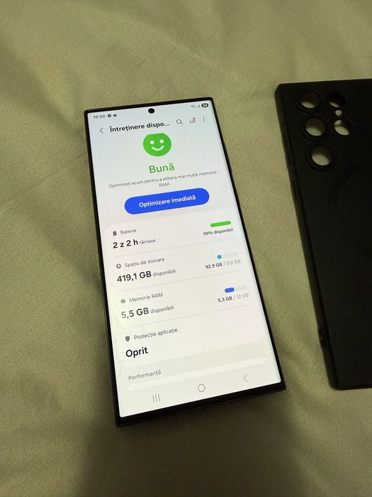 Samsung S23 ULTRA cu garantie 12 luni 512gb stocare si 12gb ram