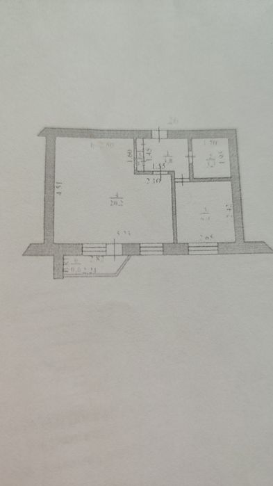 Однокомнатная квартира
