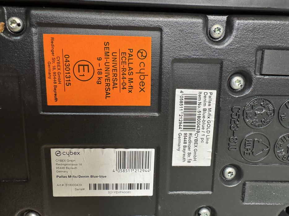 Scaun  auto premium Cybex Pallas M-Fix Gold Line