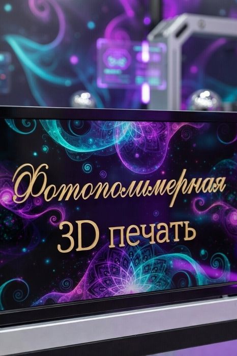 Фотополимерная 3d печать