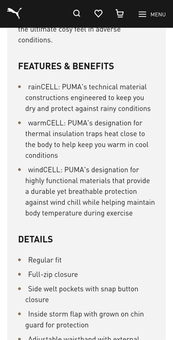 Geaca Puma Eco Puffer de dama