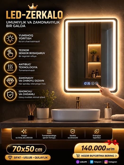 Aqillik kozgu led kozgu 140.000 som
