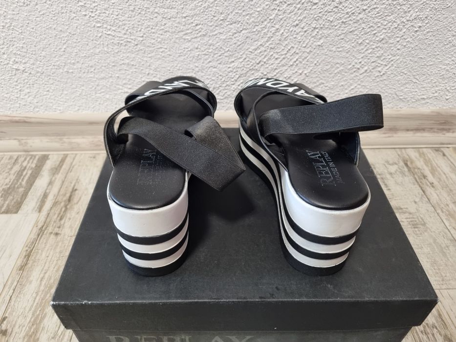 Сандали Replay на платформа, сандали Radis ,Обувки Gianni естествена