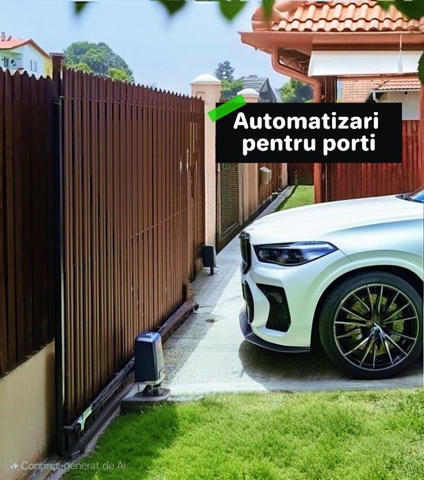 Montaj automatizare poarta.  Porti batante sau culisante.