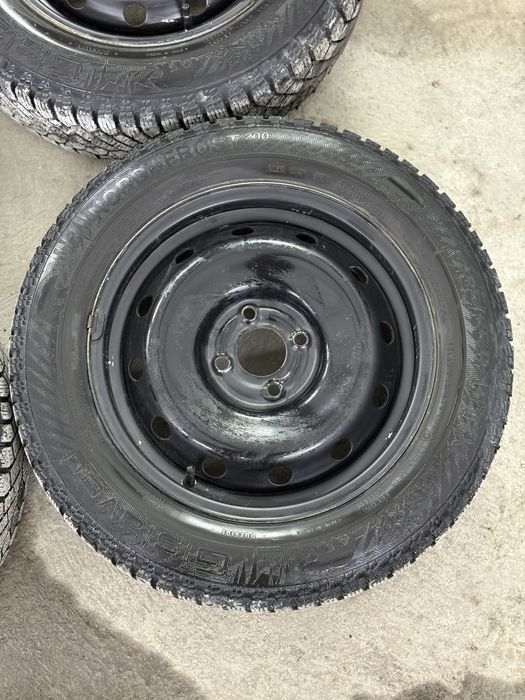 Диски R15 в сборе зима, лада рено