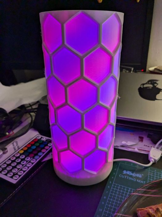 Lampa birou decorativa RGB alimentare USB sau la priza