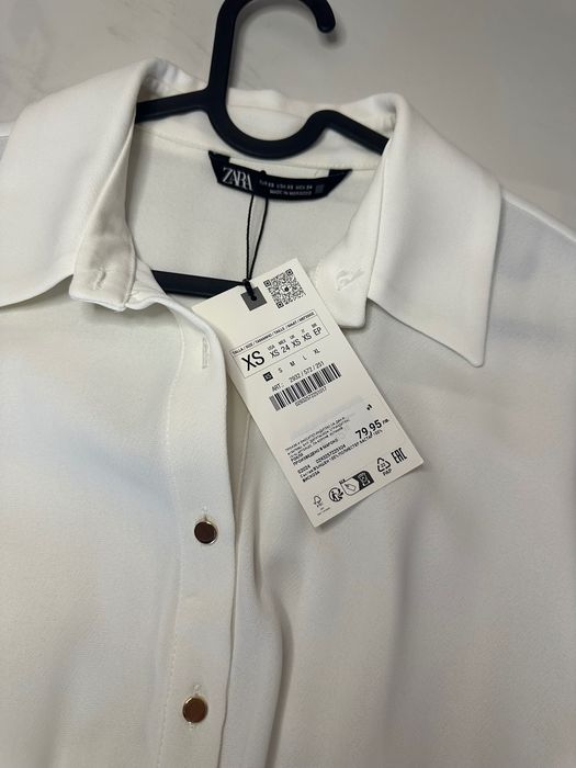 Дамска рокля с колан ZARA
