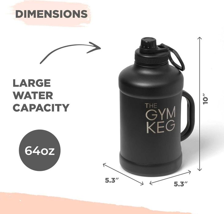 Термо бутилка Фитнес Спорт Туризъм Манерка Термос вода метална 2 литра
