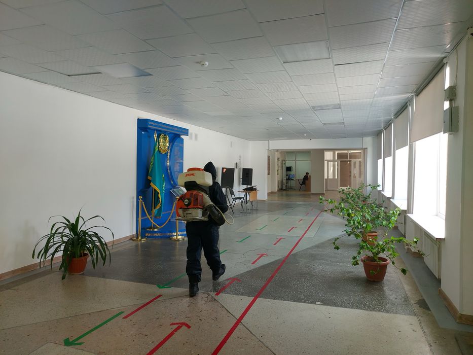 Дезинфекция, Сатпаев