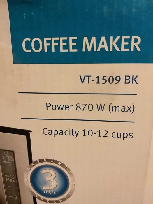 Кофеварка капельная "Vitek-1509 BK"