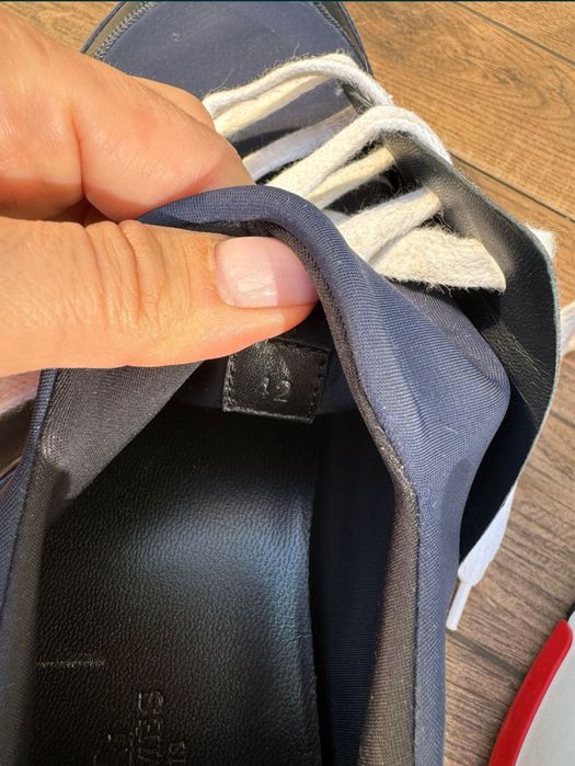 Pantofi Hermès Stadium Sneaker Blue, mărimea 42