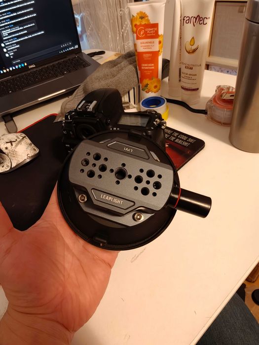 Ventuza suction pneumatica 12cm camera foto video sport vacuum 1/4 3/8