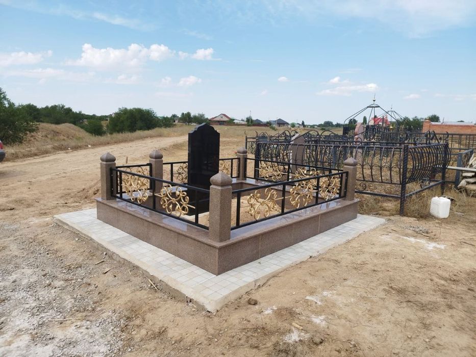 Памятники, Оградка, Мазары Гранитный комплекс демонтаж установка.