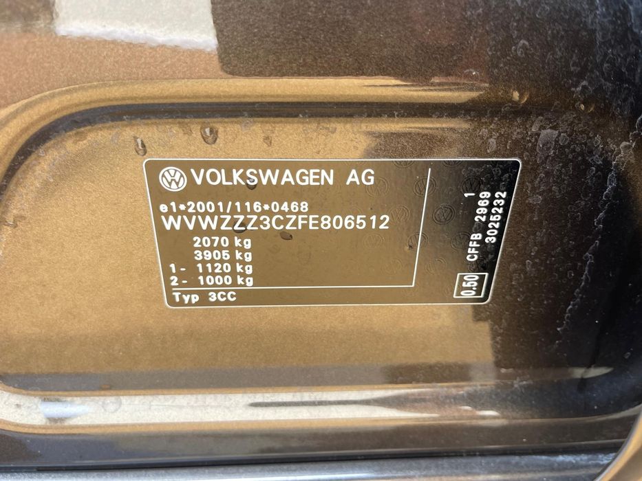 VW Passat CC, 2.0 TDI, 140 CP, DSG