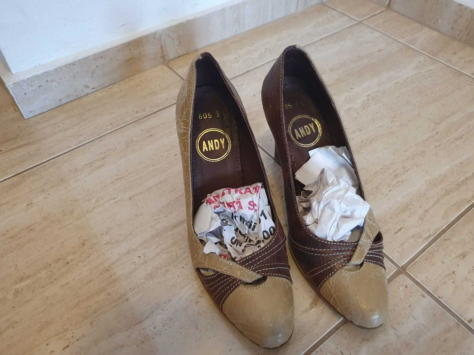 Pantofi dama Andy marimea 35 piele eveniment