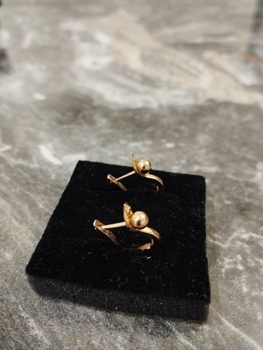 Золотые серьги 583 проба СССР