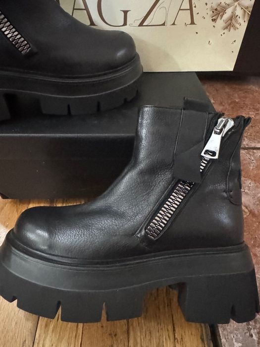 Дамски боти естествена кожа Magza