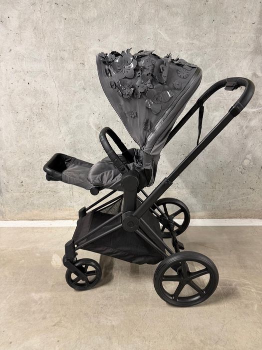 Cybex Priam 3.0 Simply Flowers Grey - Fashion, sistem 2 in 1