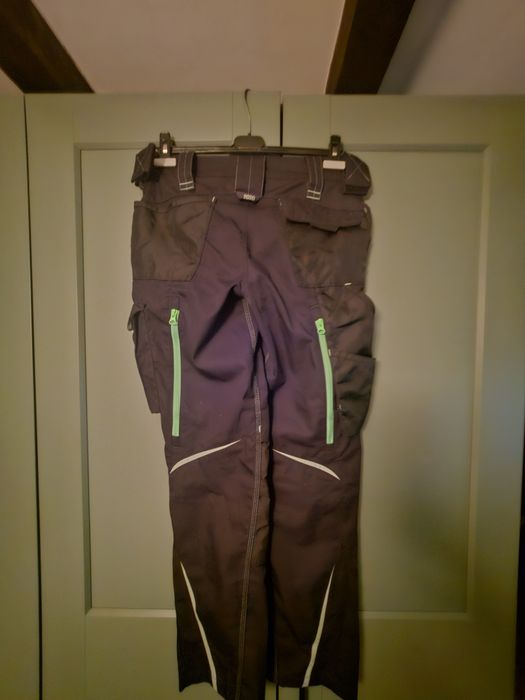 Pantaloni lucru, Engelbert Strauss, e.s.motion 2020, Negru/verde , 44