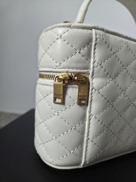 YSL Saint Laurent Gaby Vanity White