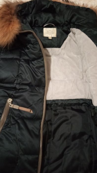 Пуховик зимний для девочки размер 170