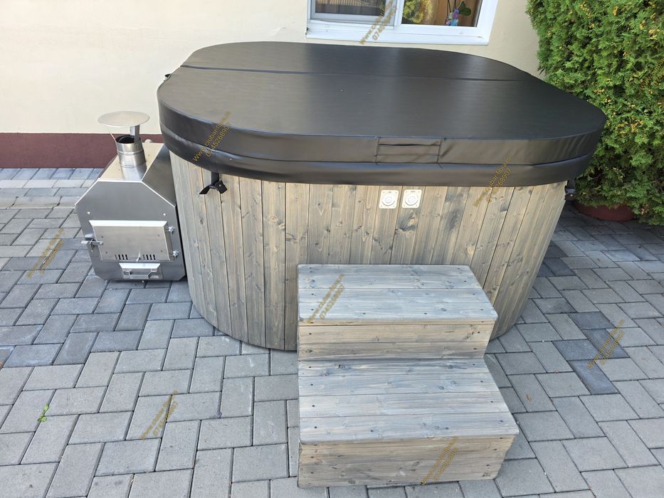 Ciubar patrat fibră, jacuzzi Hidromasaj Aeromasaj