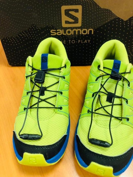 Adidasi baiat SALOMON--marimea 34-35,inter22,5 cm,nu piele GEOX
