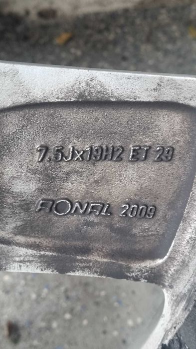 Jante 19  Originale Audi cu anvelope de vara Continental