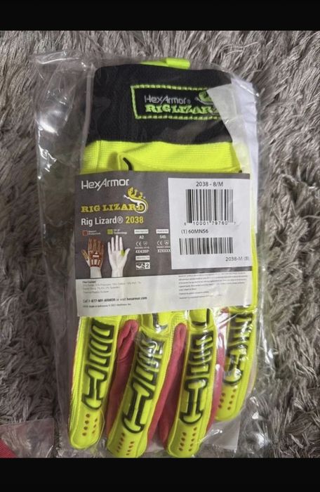 Manuși de protecție si impact HexArmor Riglizard