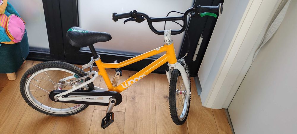 Bicicleta Woom 3 galbenă