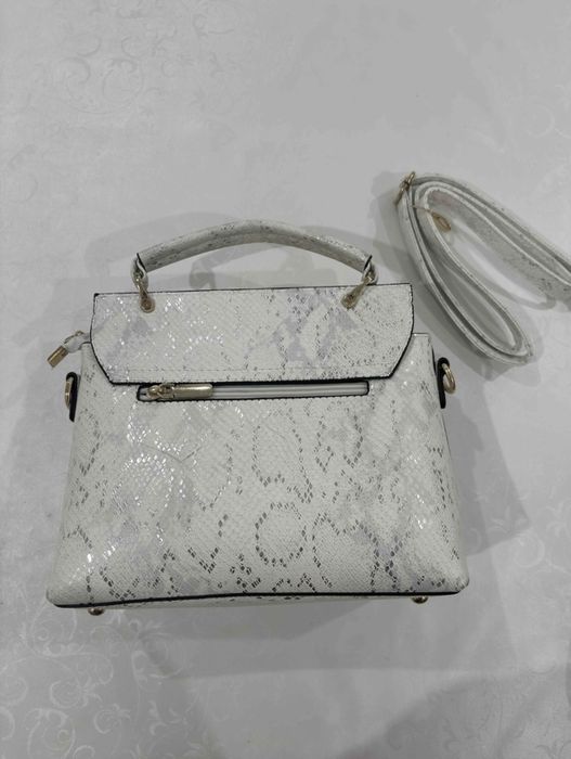 Сумка тоут Натуральная кожа белый