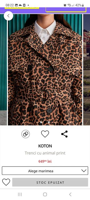 Pardesiu animal print 46