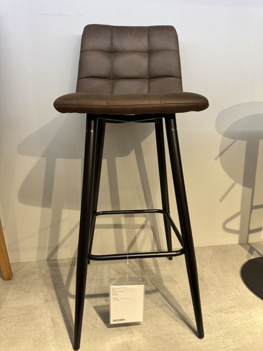 Кафяв кожен стол Аико Айко